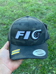 Multi Camo Fio Hat (Black / White)