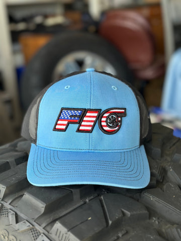 Light Blue ‘Merica Fio Hat