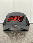 Gray Fio Hat (Red)