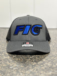Gray Fio Hat (Blue)