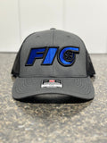 Gray Fio Hat (Blue)