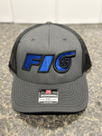 Gray Fio Hat (Blue)